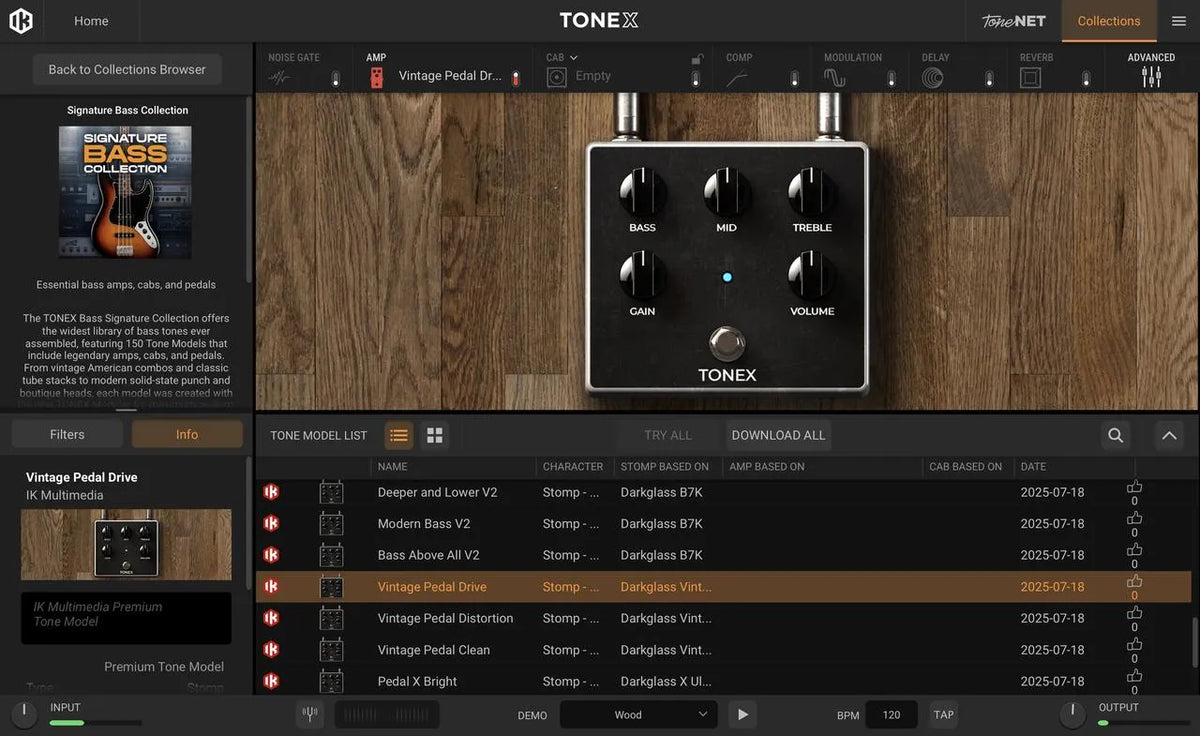 IK Multimedia TONEX Bass Signature Collection