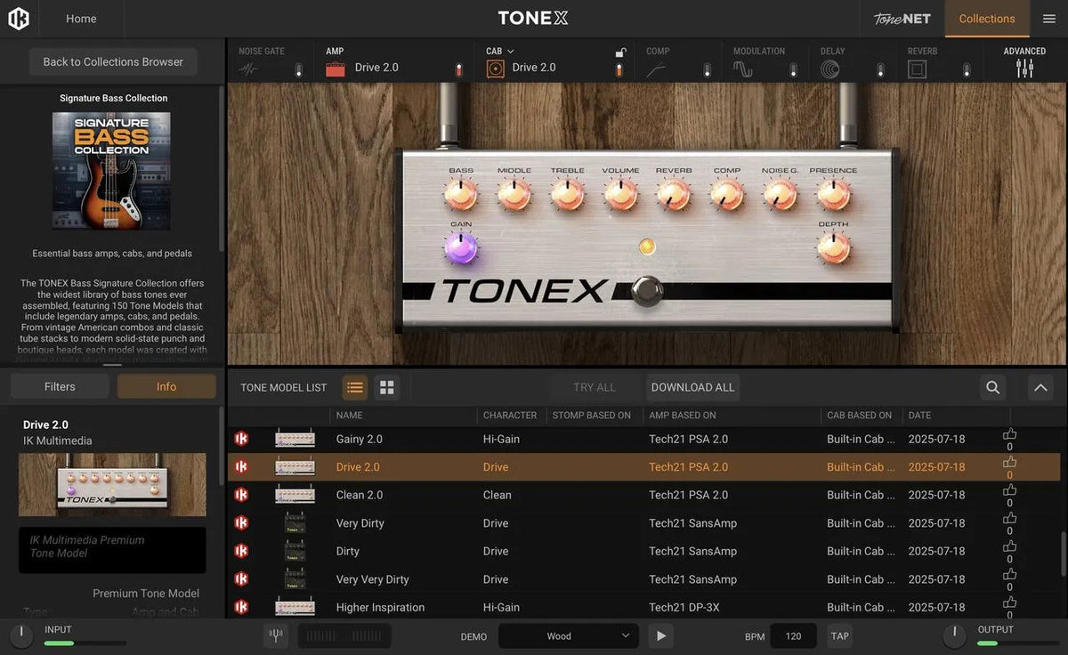 IK Multimedia TONEX Bass Signature Collection