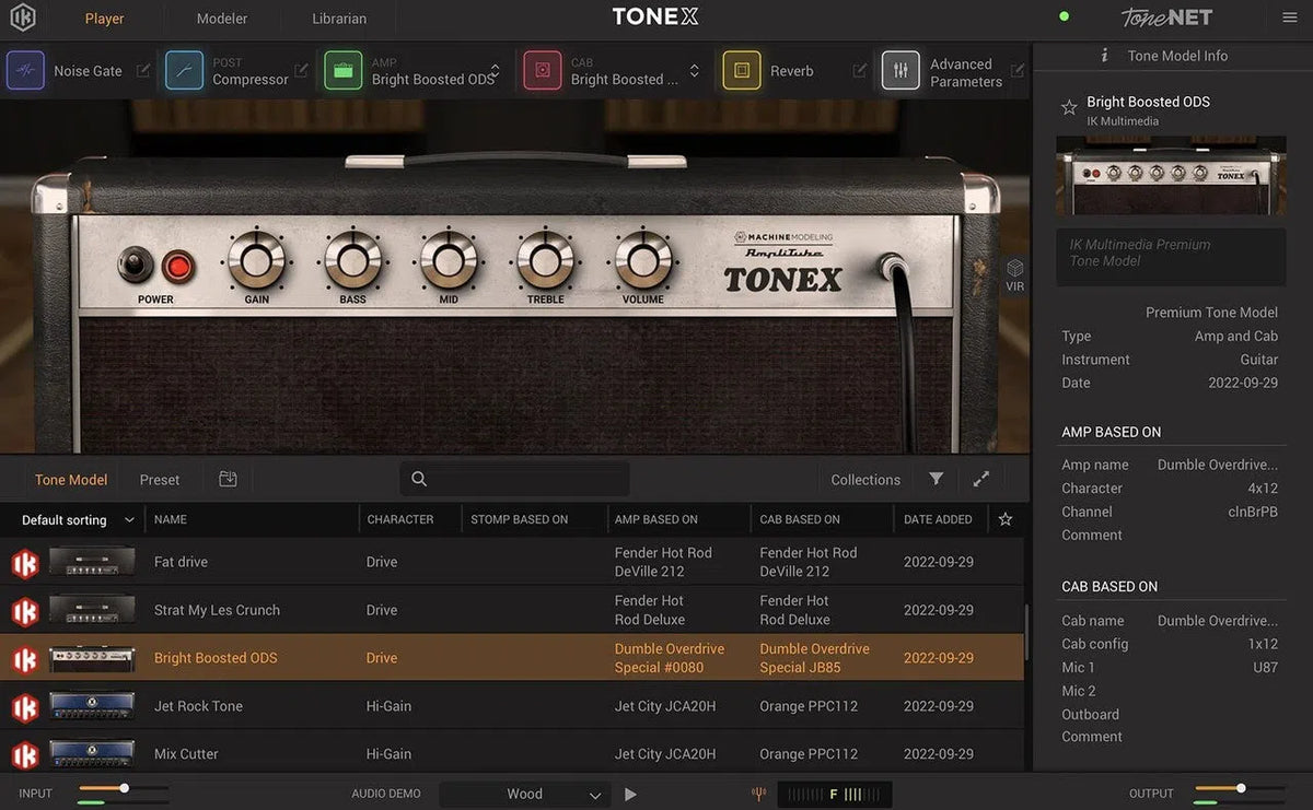 IK Multimedia Amplitube TONEX Crossgrade