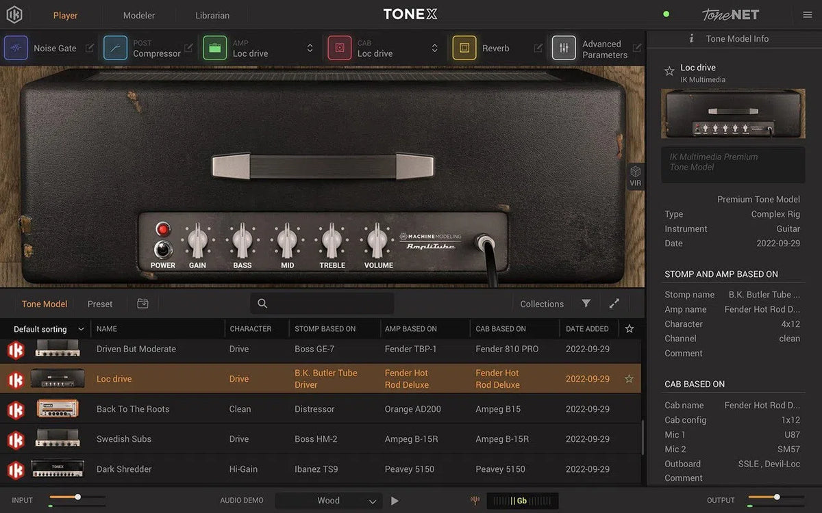 IK Multimedia Amplitube TONEX