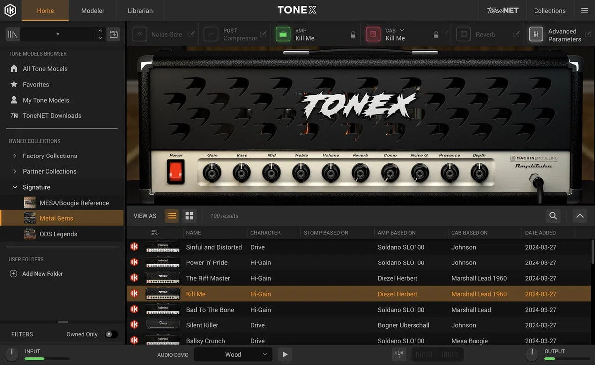 IK Multimedia TONEX Metal Gems