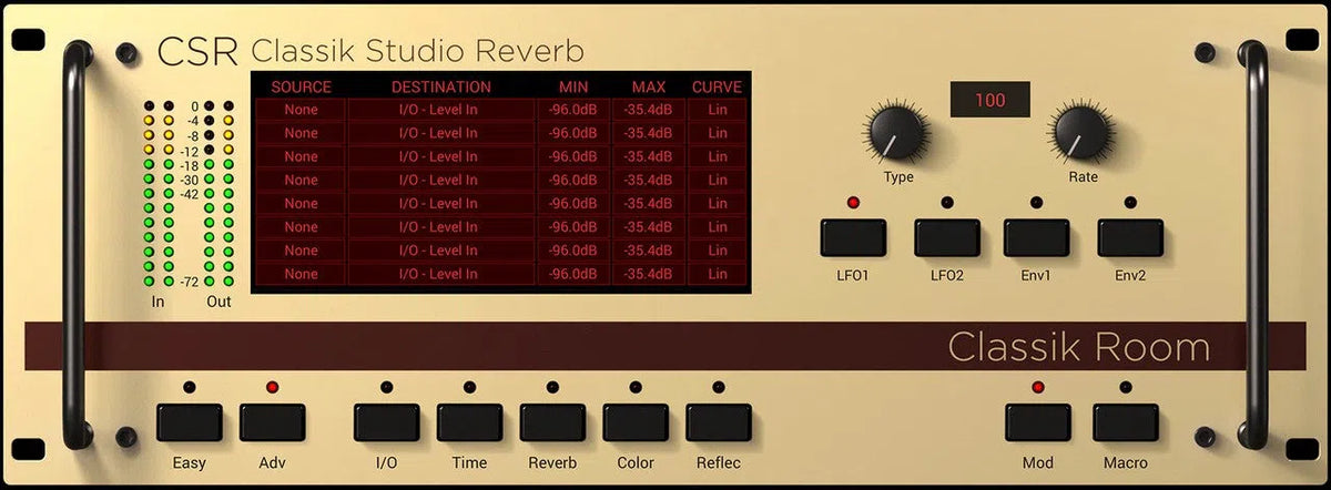 IK Multimedia CSR Room Reverb