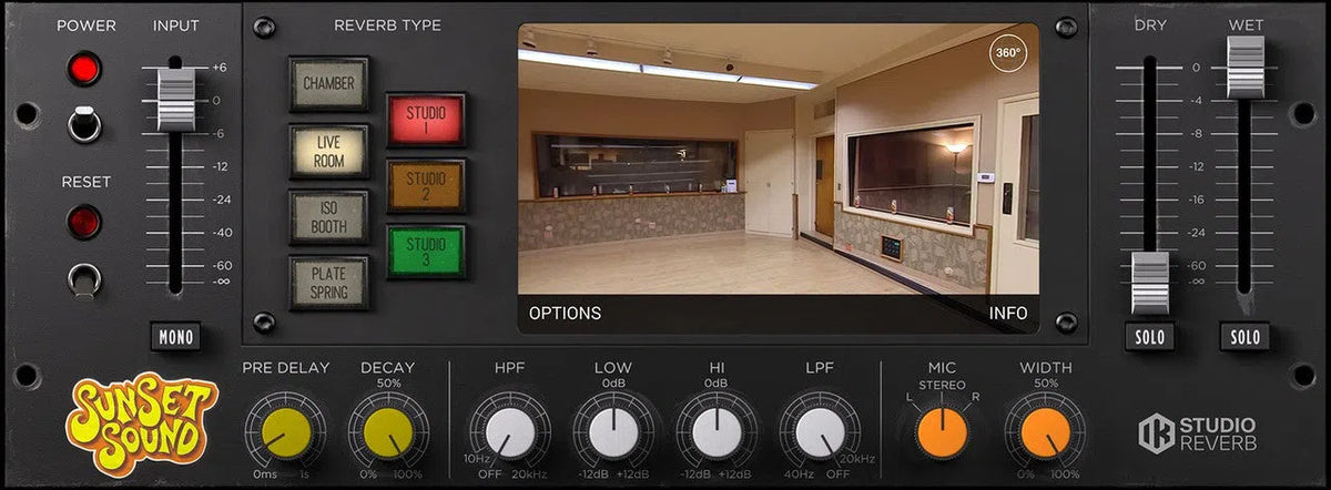 IK Multimedia Sunset Sound Studios Reverb