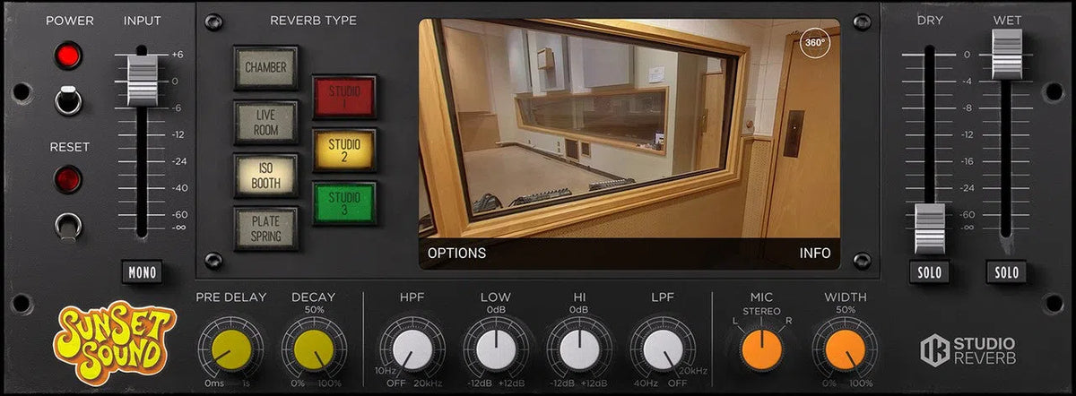 IK Multimedia Sunset Sound Studios Reverb