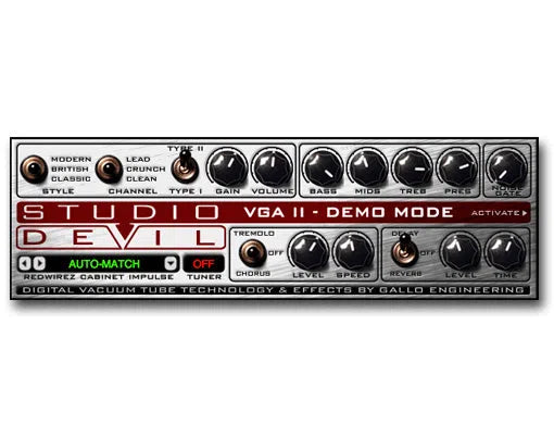 Studio Devil Virtual Guitar Amp II