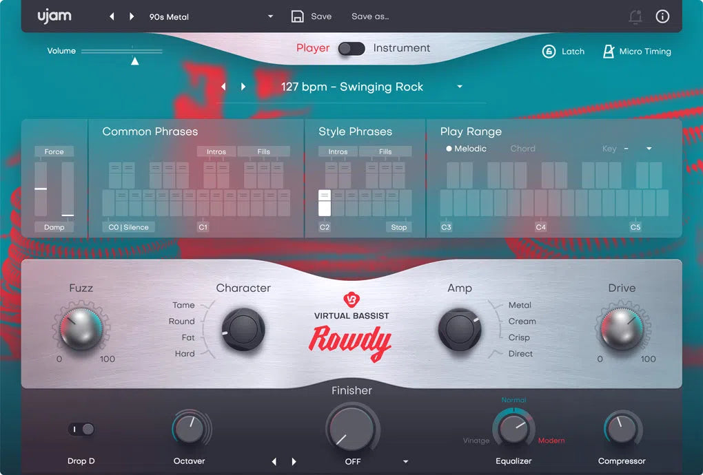 UJAM Virtual Bassist ROWDY 2