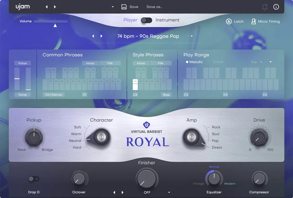 UJAM Virtual Bassist ROYAL 2