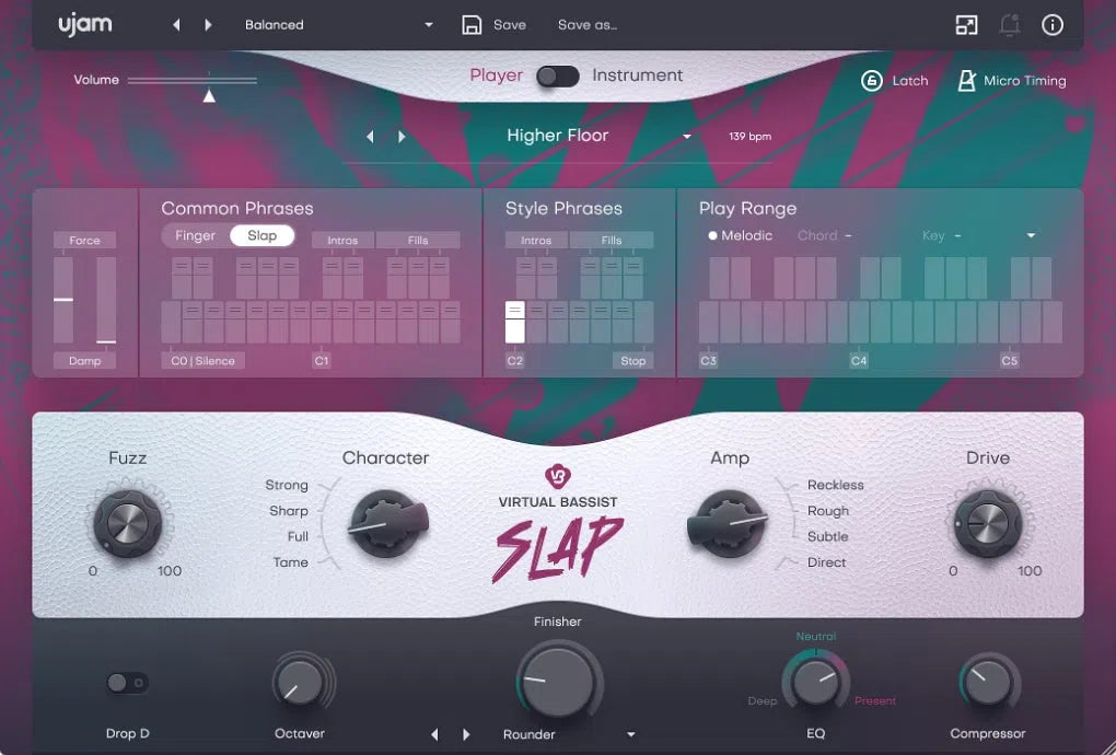 UJAM Virtual Bassist SLAP