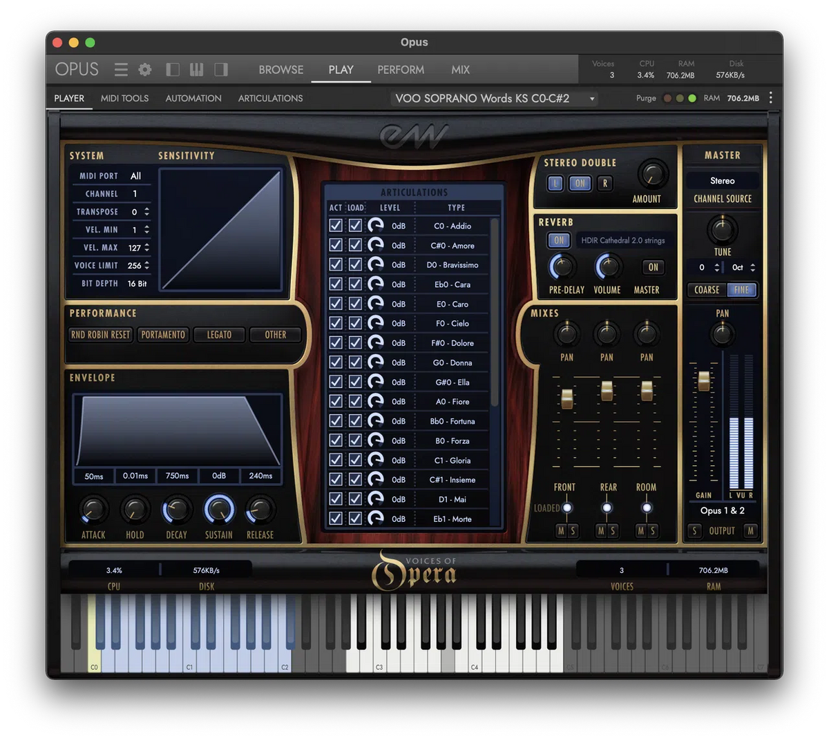 EastWest Voices of Opera