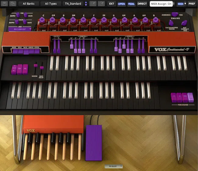 Arturia Vox Continental V