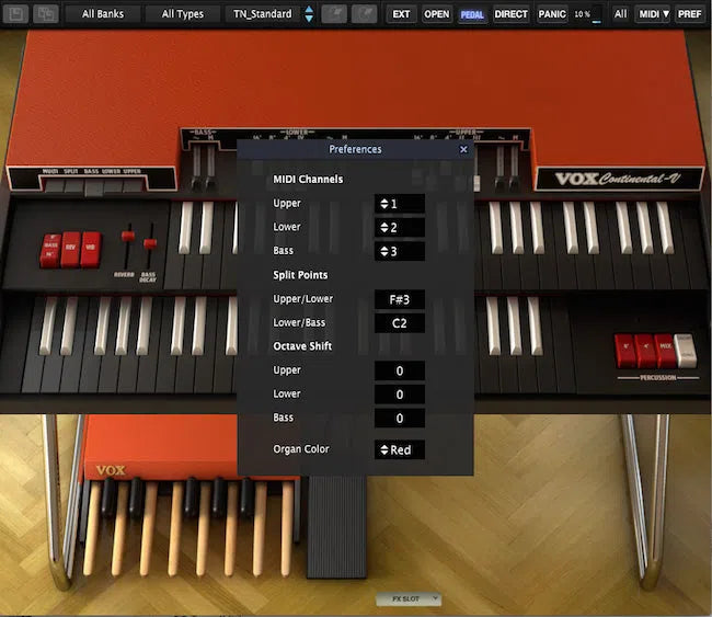 Arturia Vox Continental V