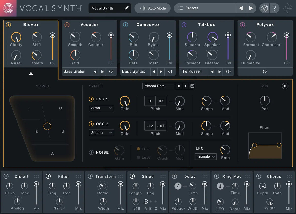 iZotope VocalSynth 2