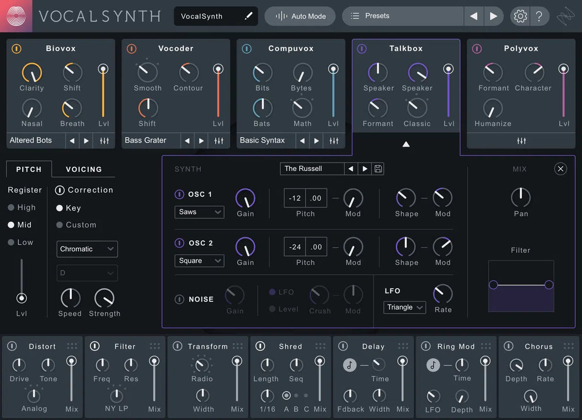 iZotope VocalSynth 2