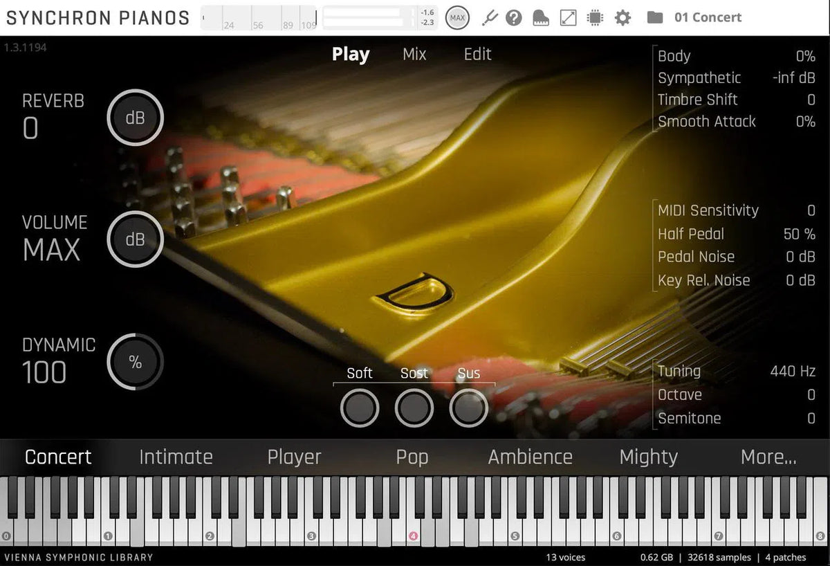 Vienna Concert D-274 Essentials