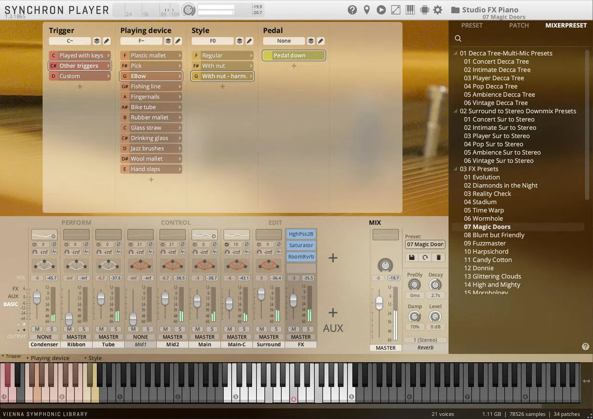 Vienna Studio FX Piano Full Library