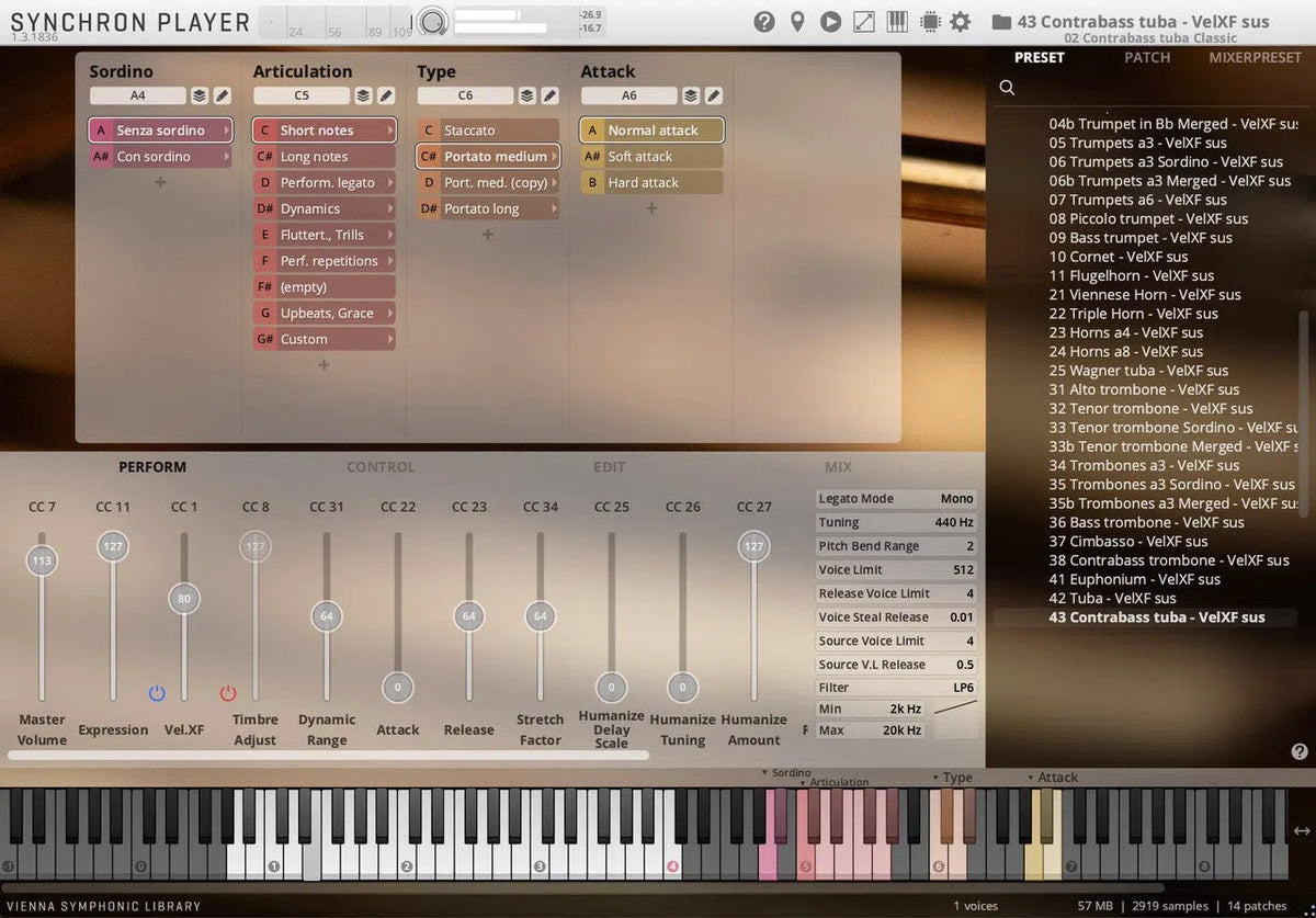 Vienna Studio Special Brass