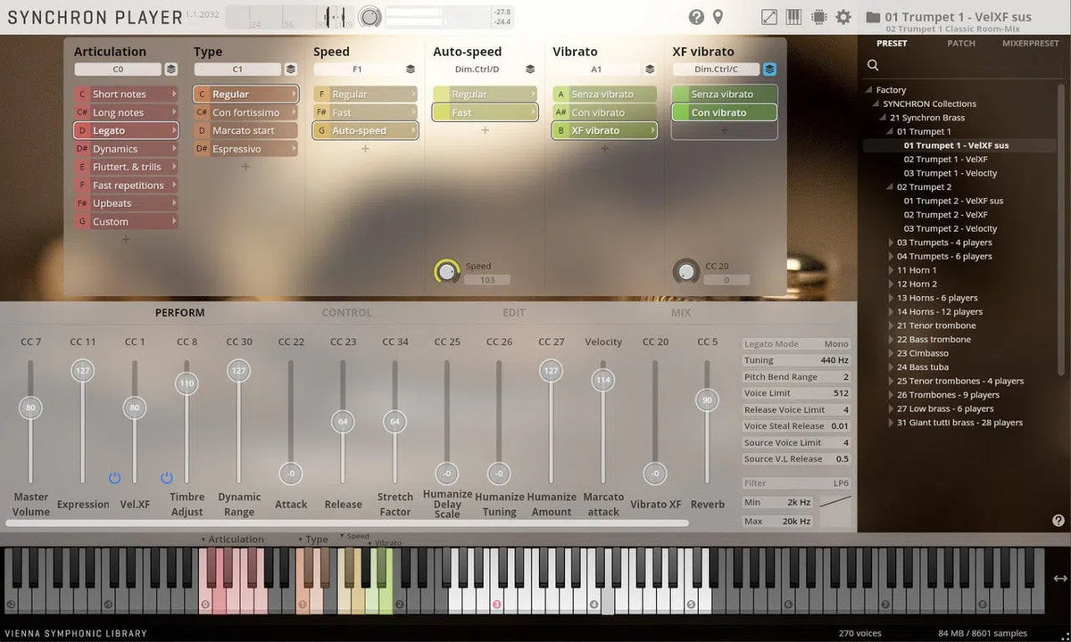 Vienna Synchron Brass Upgrade to Full Library
