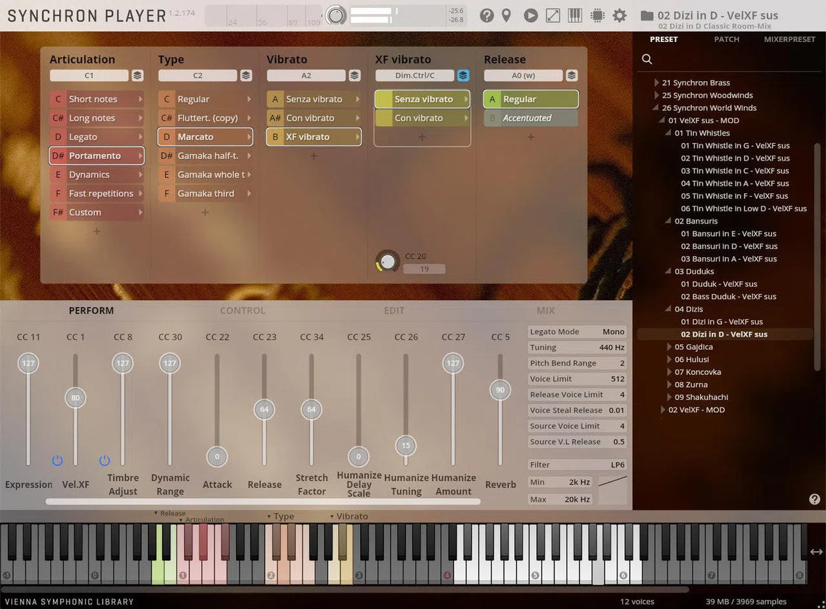 Vienna Synchron Dizis Standard Library