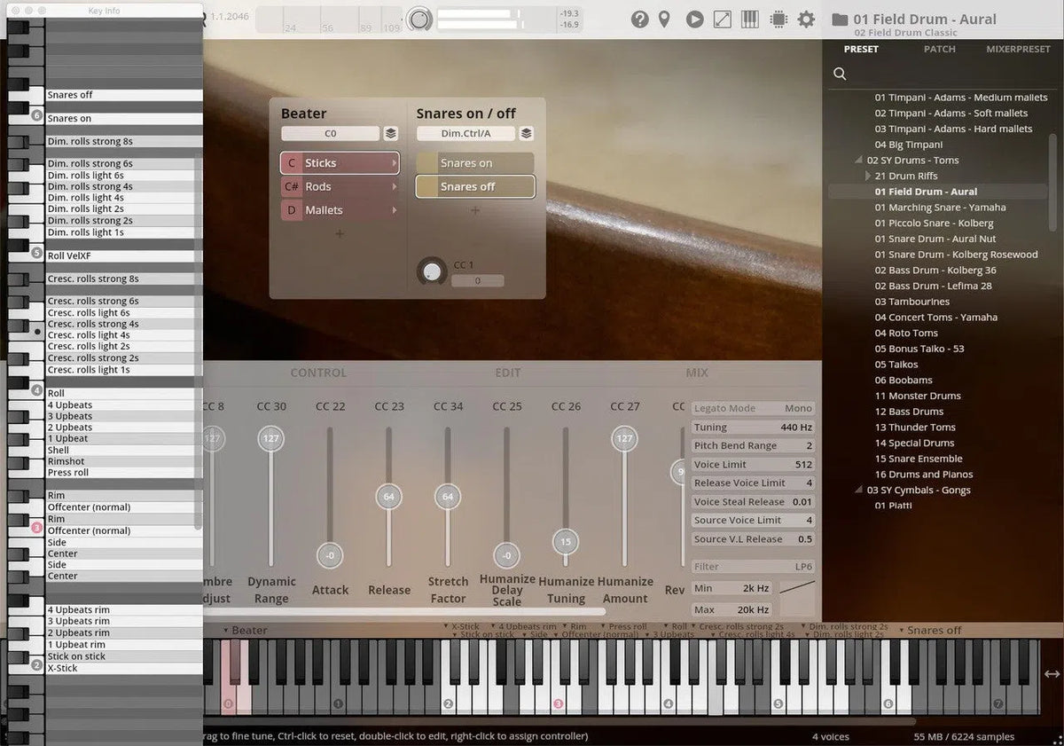 Vienna Synchron Drums III Standard Library