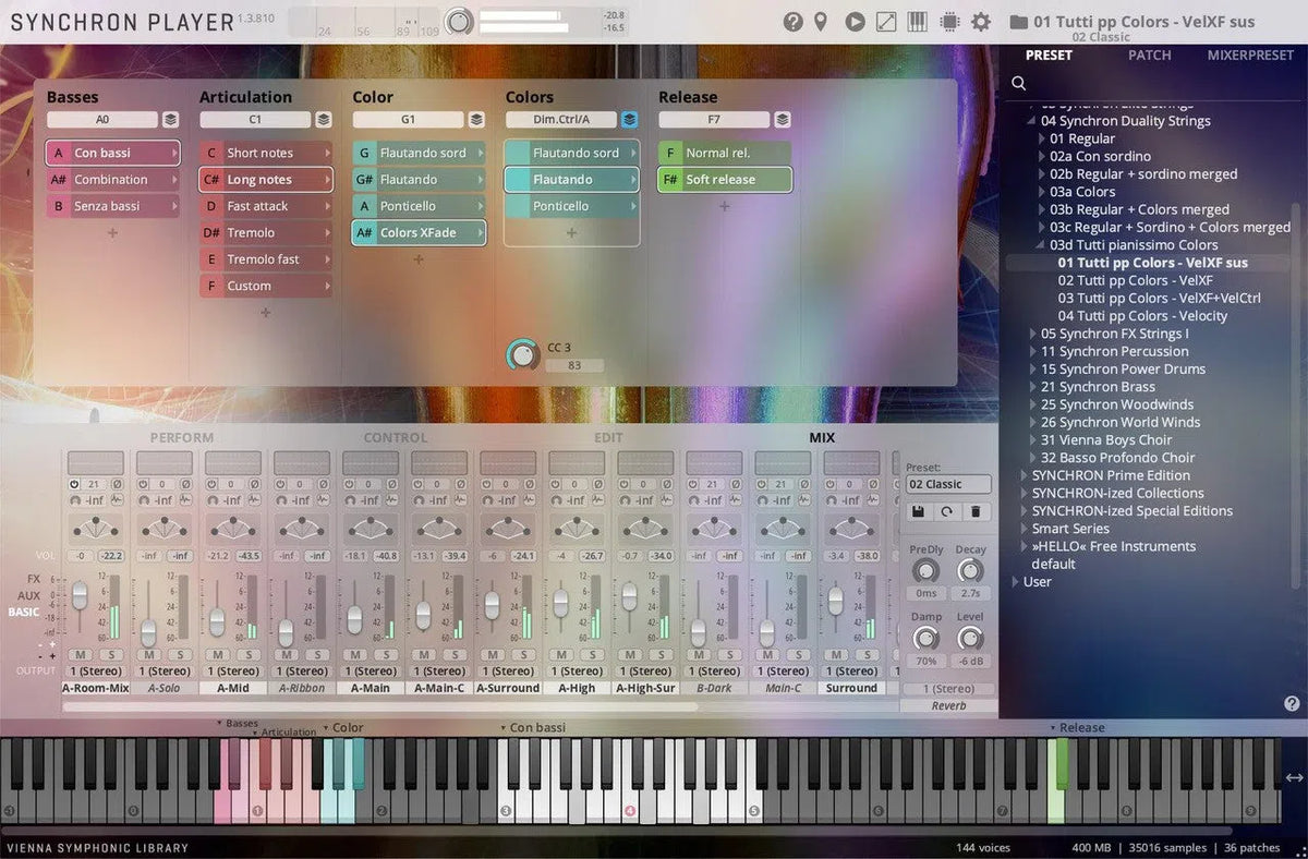 Vienna Synchron Duality Strings (Colors) Upgrade to Full Library