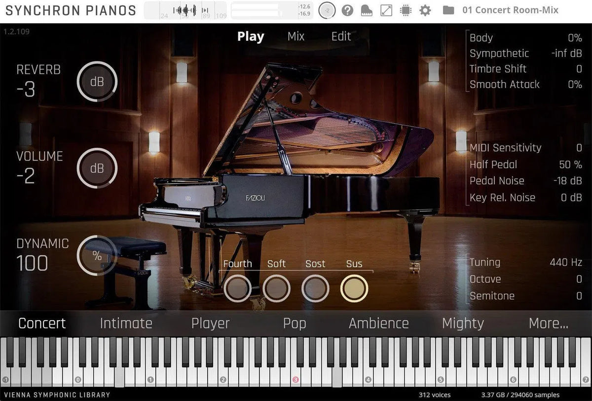 Vienna Synchron Fazioli F308 Upgrade to Full Library