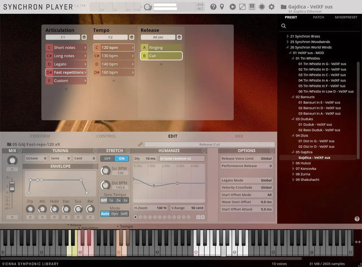 Vienna Synchron World Winds Standard Library