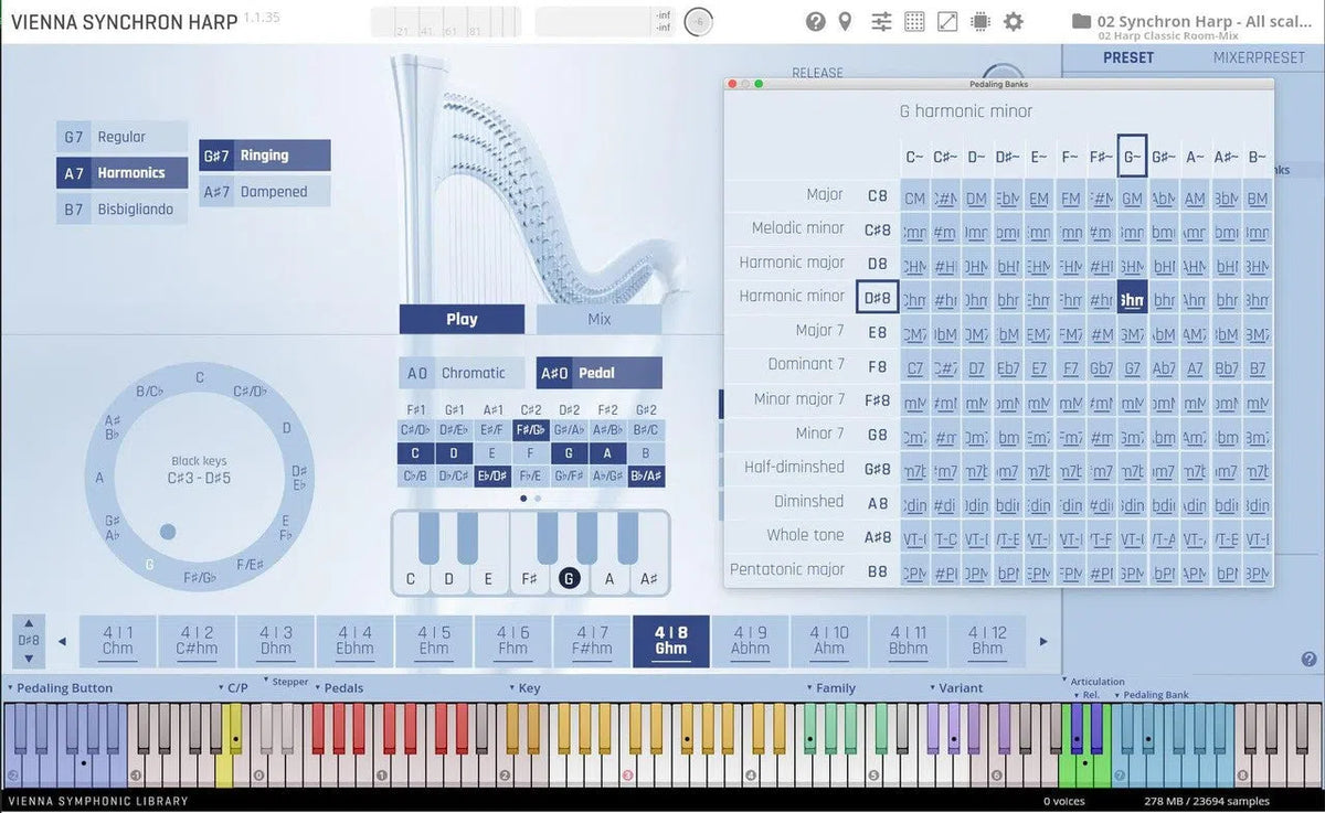 Vienna Synchron Harp Full Library