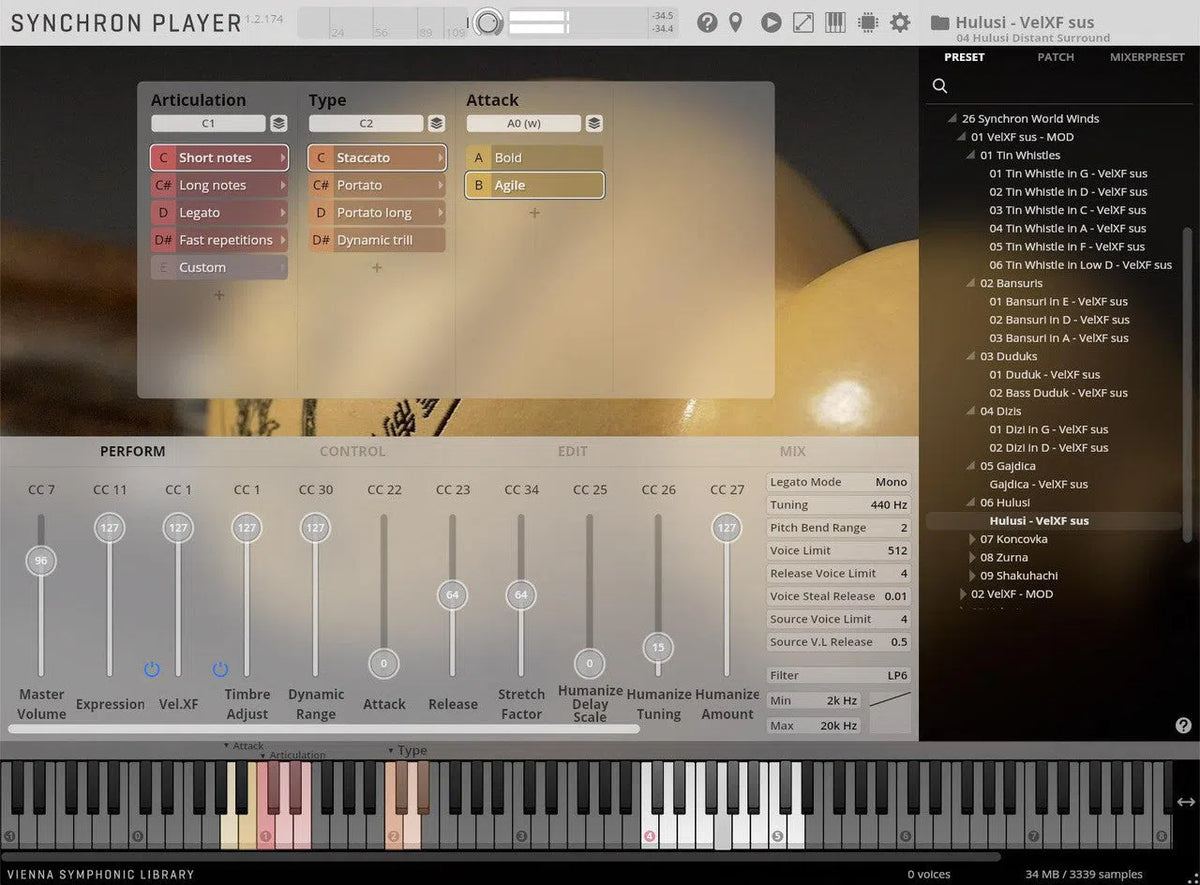 Vienna Synchron Hulusi Standard Library