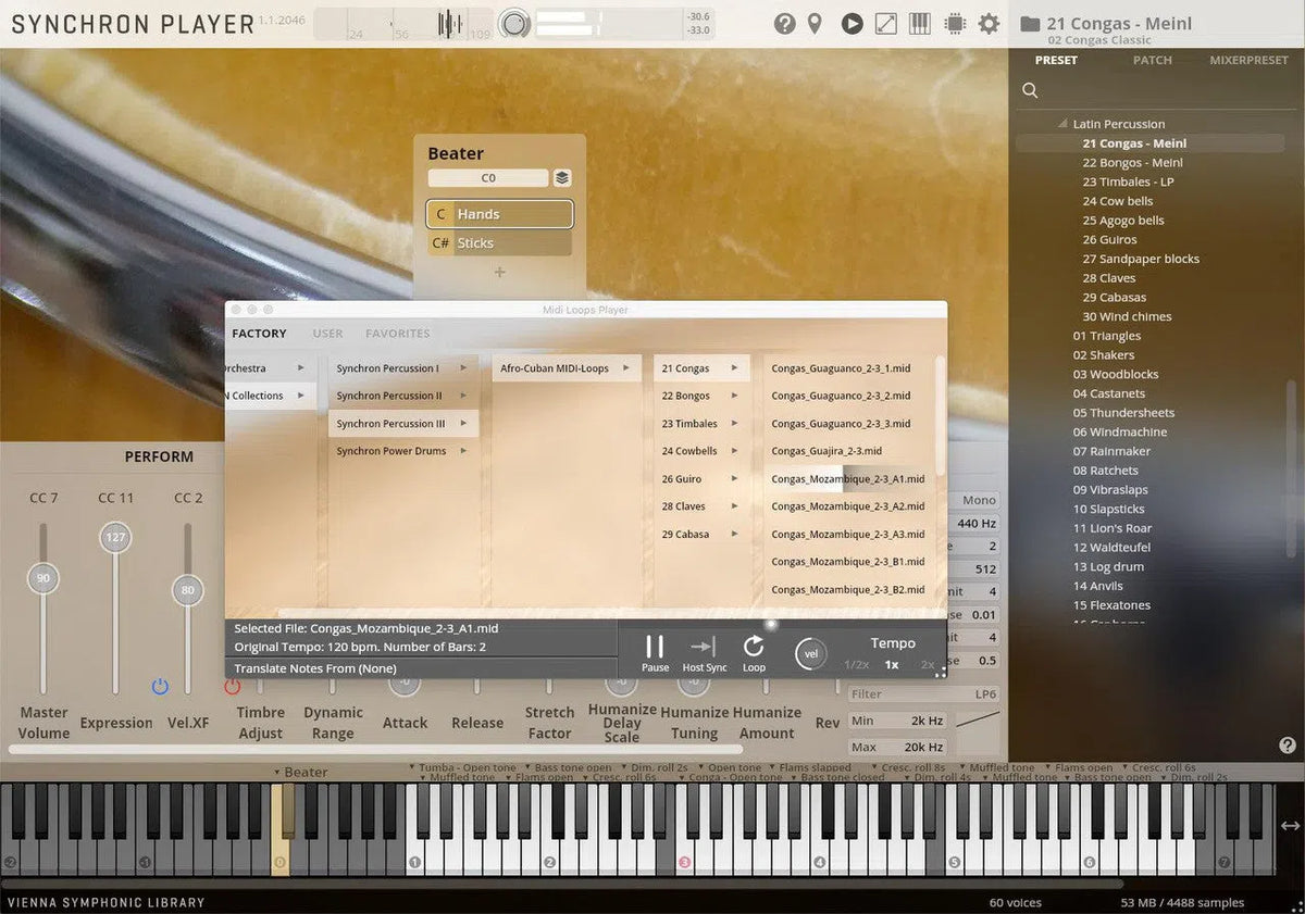 Vienna Synchron Orchestral Percussion III Upgrade to Full Library