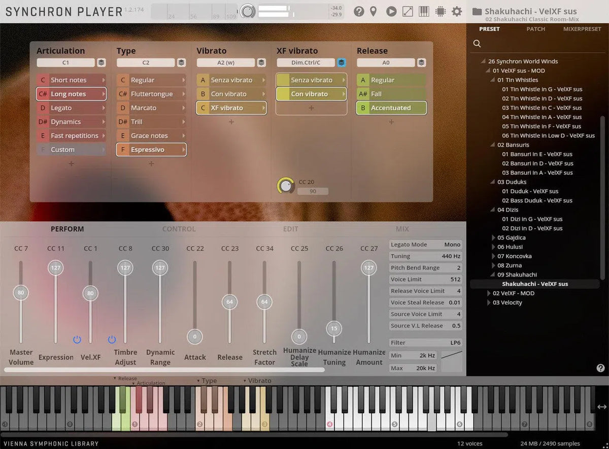 Vienna Synchron Shakuhachi Upgrade to Full Library
