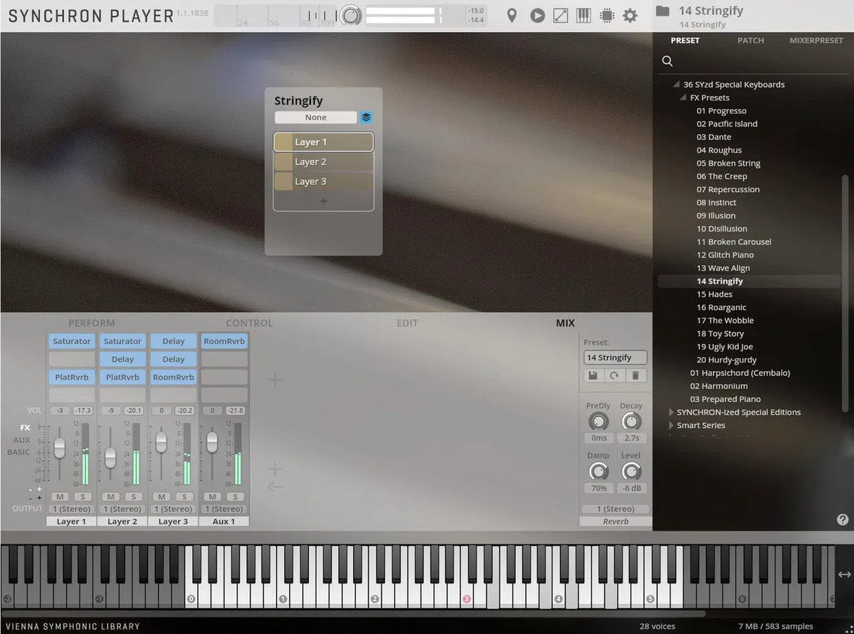 Vienna Studio Special Keyboards