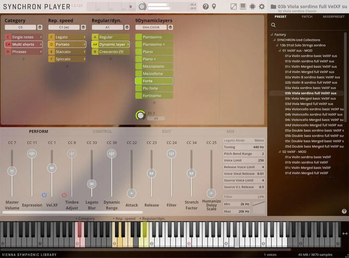 Vienna Studio Solo Strings (sordino)