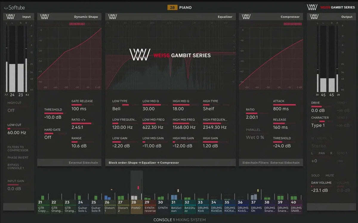 Softube Weiss Gambit Series for Console 1