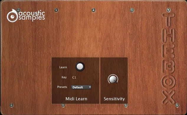 Acousticsamples WoodBoxes