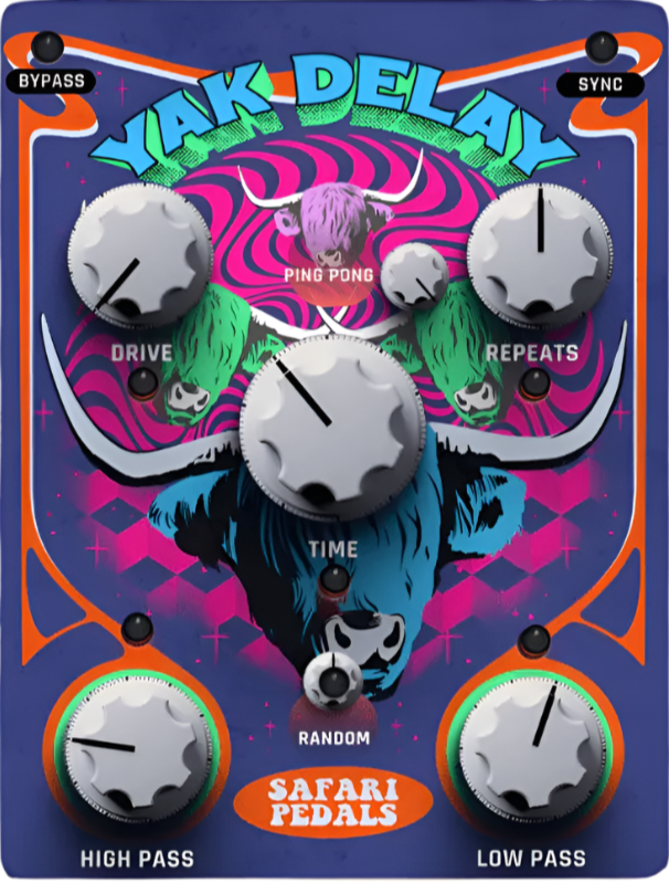 Safari Pedals Yak Delay