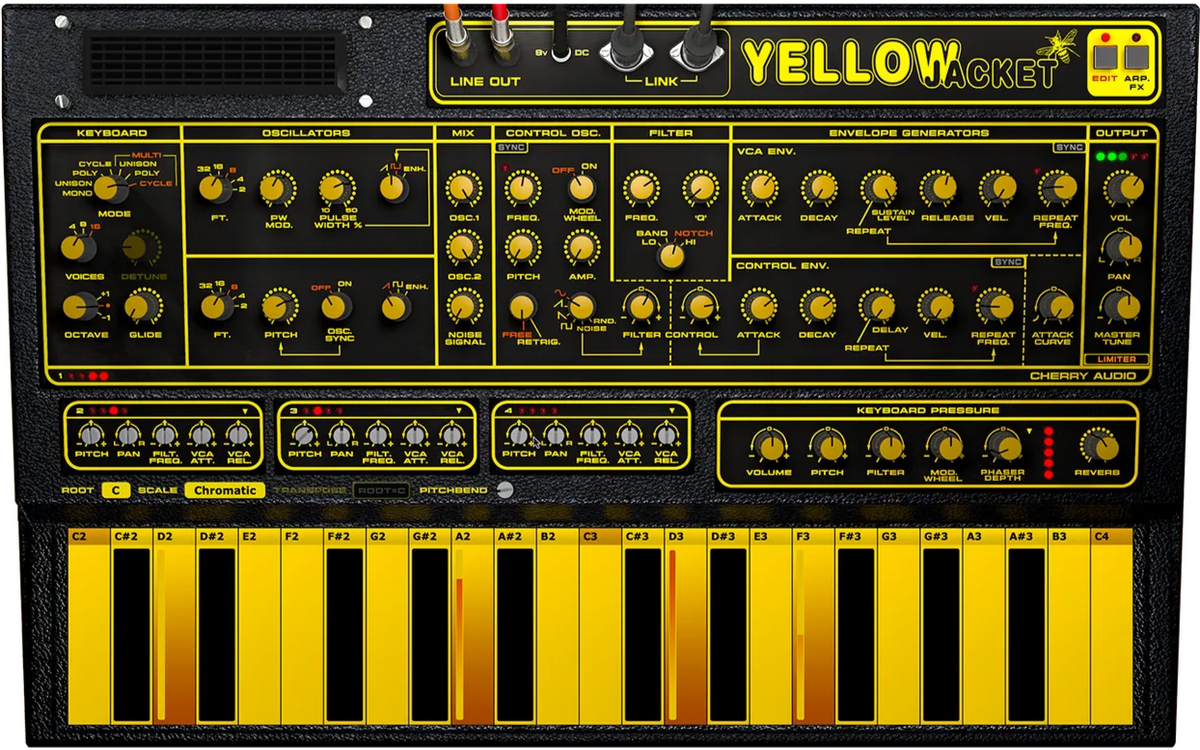 Cherry Audio Yellowjacket Synthesizer