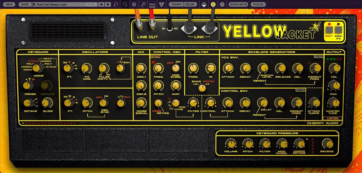 Cherry Audio Yellowjacket Synthesizer