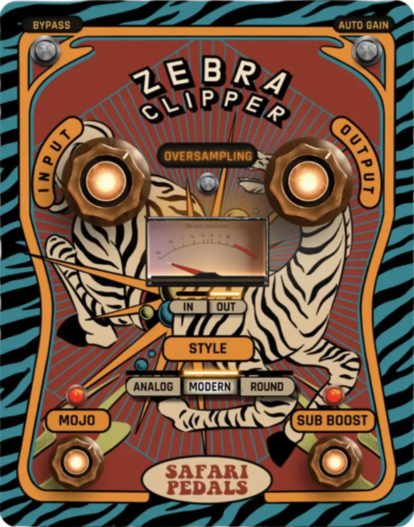 Safari Pedals Zebra Clipper